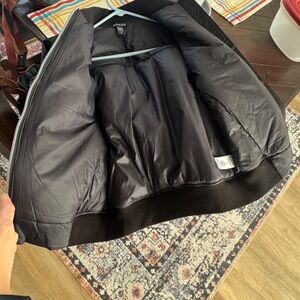 Athleta Women's Black Bomber Jacket